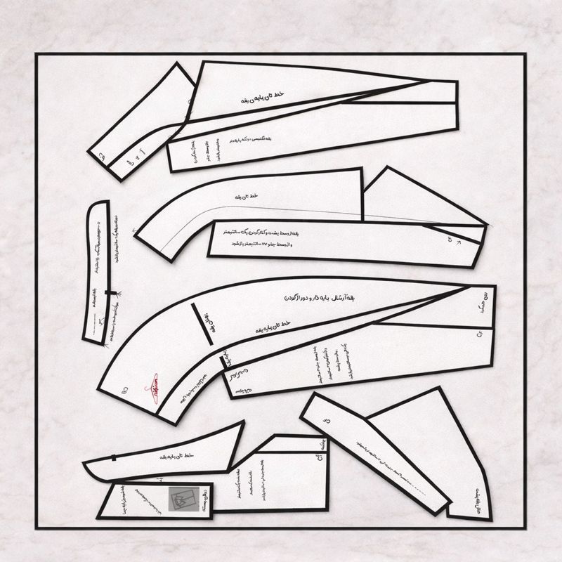 پک 9 مدل الگو یقه کاربردی